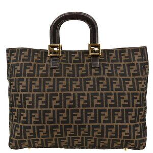 Fendi Brown Zucca Tote Handbag 115894